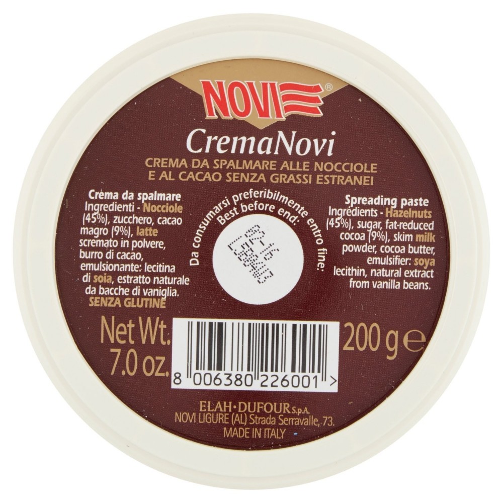 Novi Crema Spalmabile Alle Nocciole vasetto da...