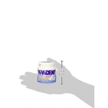 Vivident Xylit Gomma da Masticare Spearmint 8 confezioni da 75 pezzi [600 pezzi]