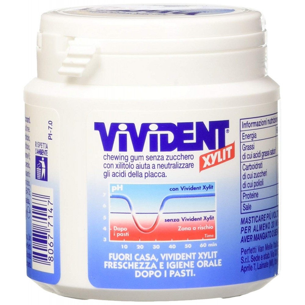 Vivident Xylit Gomma da Masticare Spearmint 8...