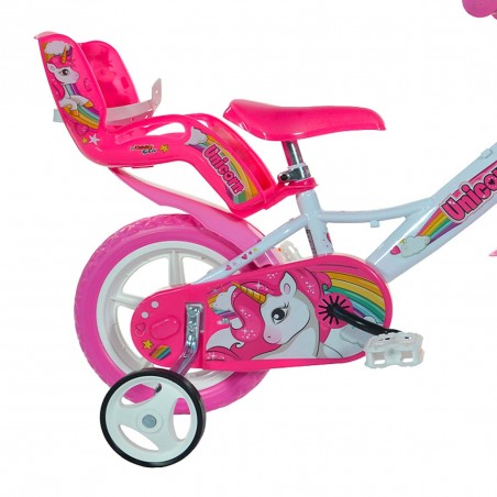 Bici da Bambina misura 12 UNICORN DINO BIKES 124 R-UN 3-6 anni