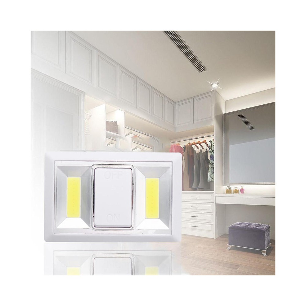 Luce LED COB a batterie KL-1705 con pulsante e...