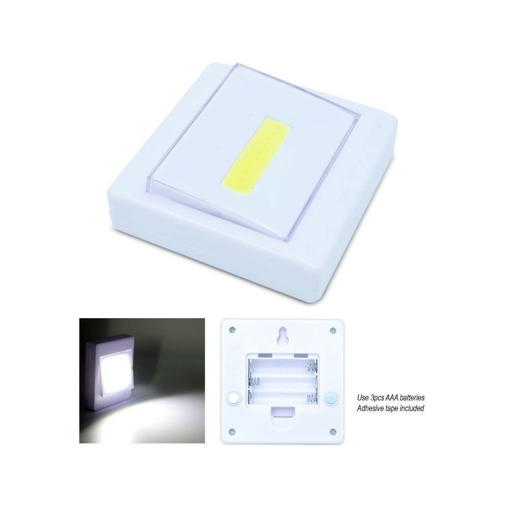 Luce LED COB a batterie  618127 con pulsante e...