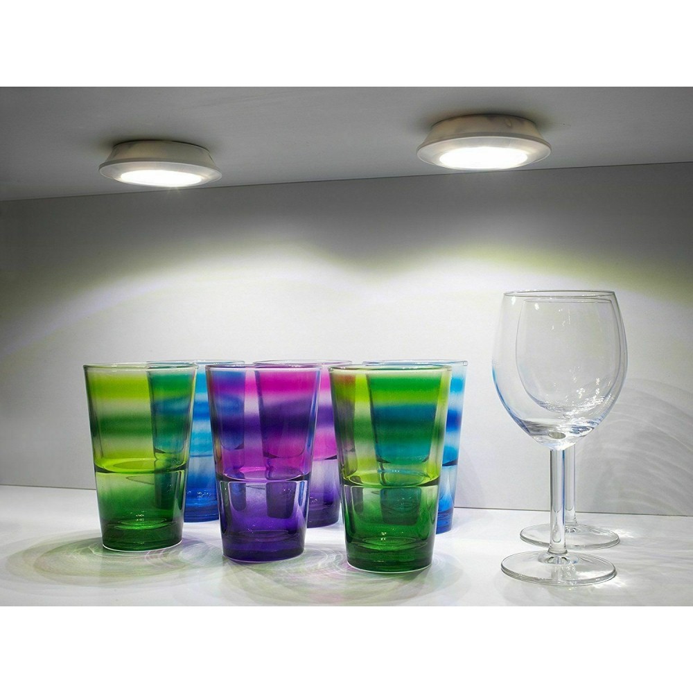 Set 3 Faretti LED Light Remote Control per...