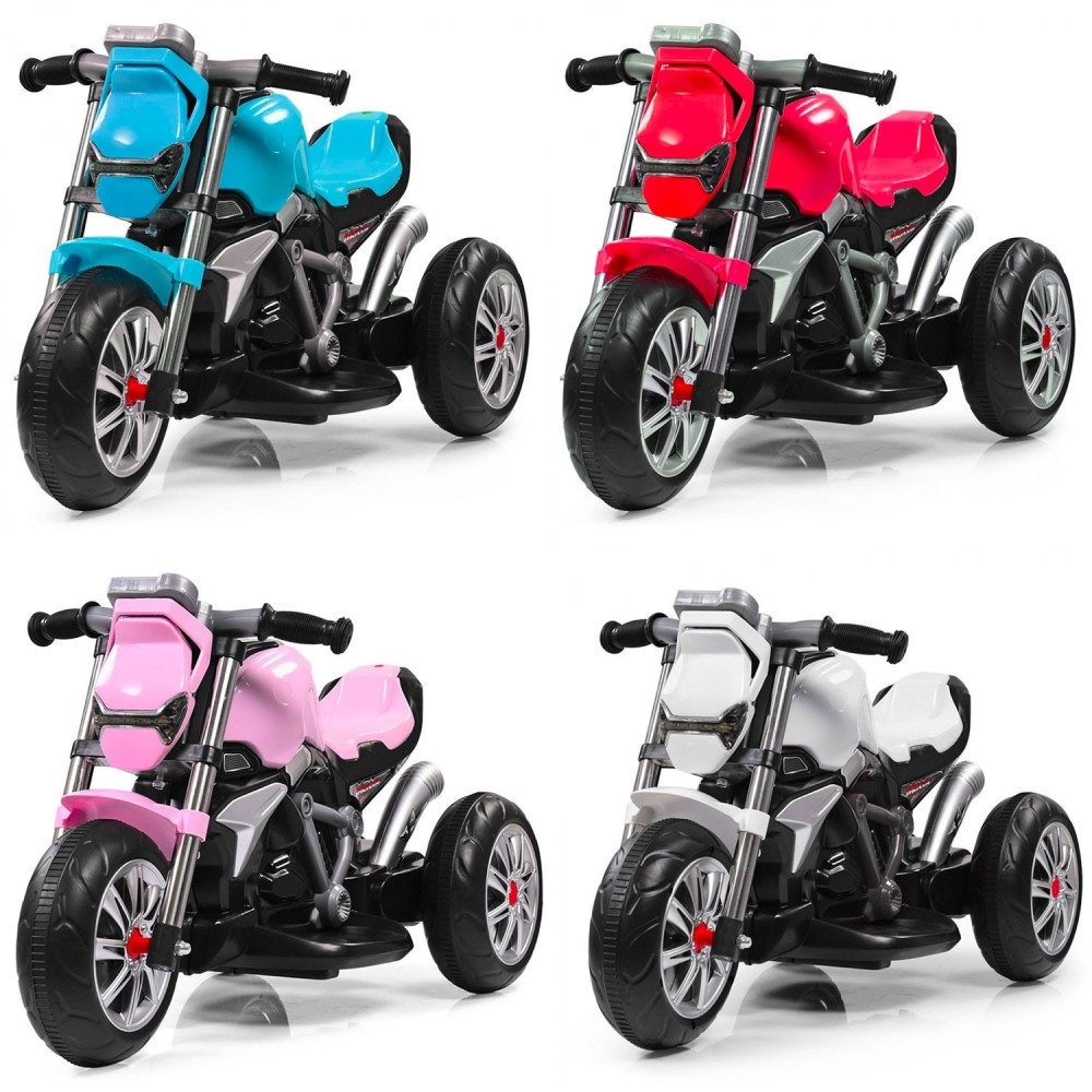 Moto elettrica BKT GENNY 6V per bambini BK31297 luci e suoni 1X25W +36 mesi