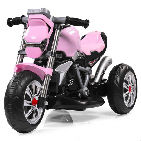 Moto elettrica BKT GENNY 6V per bambini BK31297 luci e suoni 1X25W +36 mesi