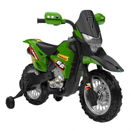 Motocicletta elettrica BKT CROSS WARRIOR B85493 per bambini MP3 luci e suoni