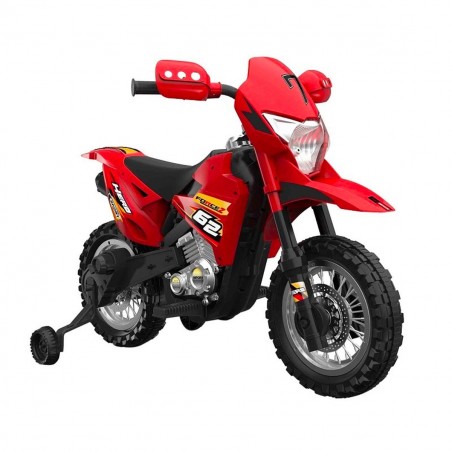Motocicletta elettrica BKT CROSS WARRIOR B85493 per bambini MP3 luci e suoni