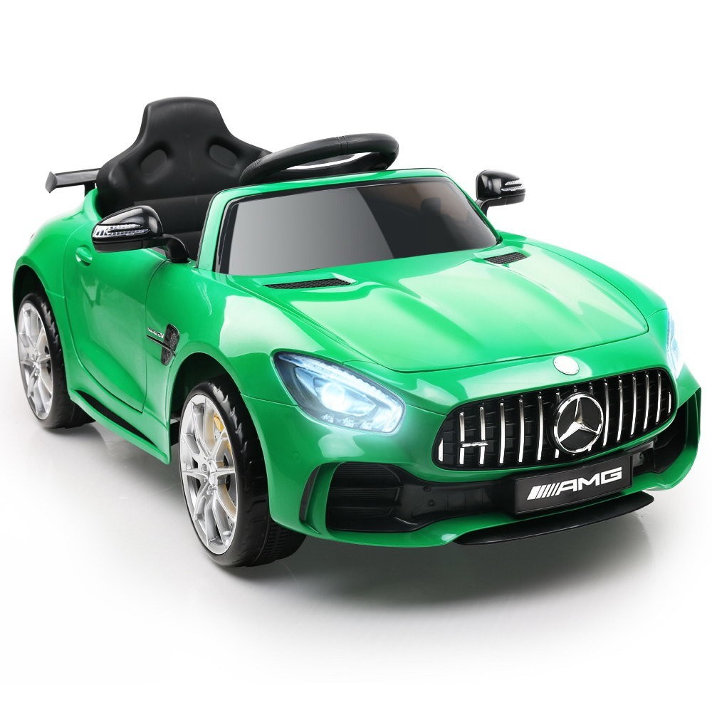 Auto bambini elettrica MERCEDES AMG GTR LT888 con Telecomando 12V MP3 luci led