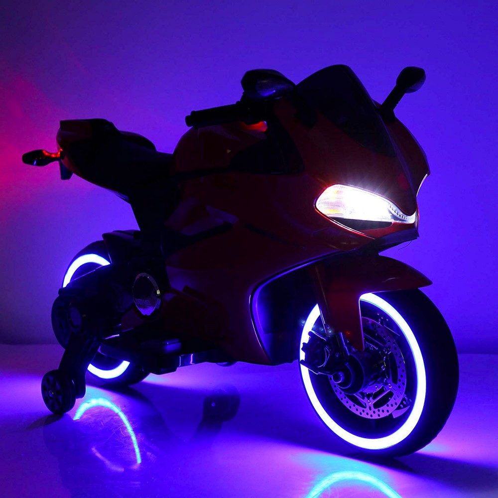 Moto da Strada BKT B39326 per bambini con luci...