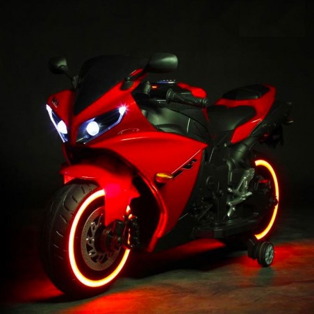 Moto Faster BKT B32150 per bambini luci e suoni 12V MP3 USB acceleratore manuale