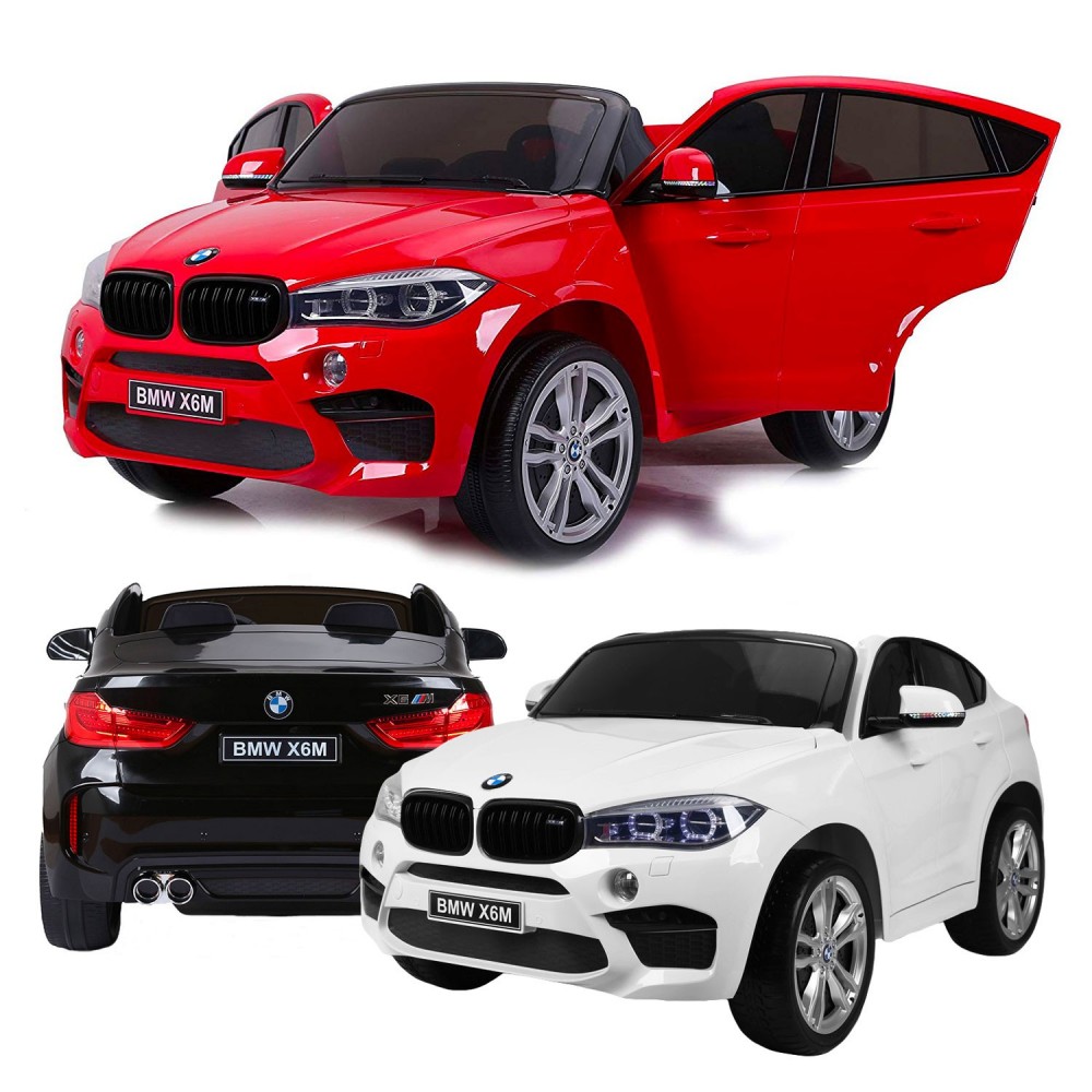 Auto elettrica bambini B80149 BMW X6 BIPOSTO 12V telecomando RADIO FM MP4 TV