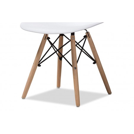 Set di 4 sedie Supreme Design VESTIAMO CASA 686801 gambe legno Seduta Rigida