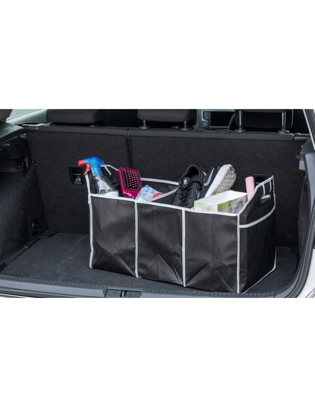 Organizer per auto bagagliaio 765382 multitasche pieghevole 53x31x31cm