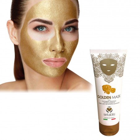 Golden Mask SETABLU 574853 con acido cogico e sfere oro effetto luminoso 75 ml