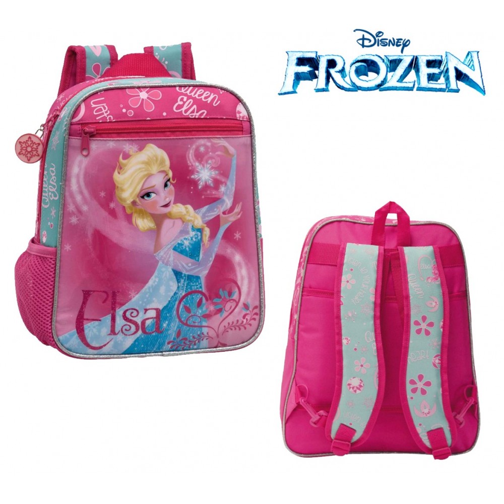 Zaino asilo e tempo libero principessa Elsa  cartella scuola Frozen Disney Junior 23 x 28 x 10 cm