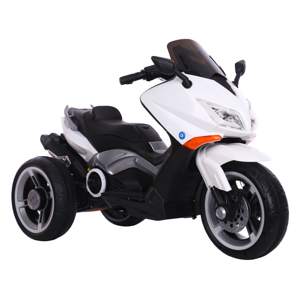 Moto MAGNUM THREE BKT 12V elettrica B34707B per bambini con luci e suoni MP3 USB