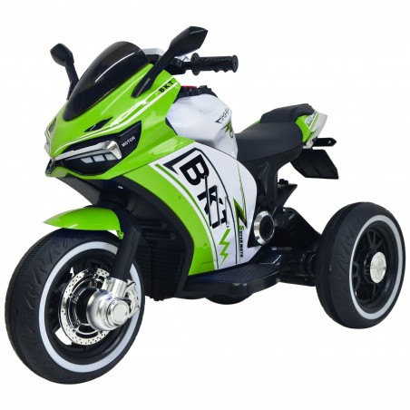 MOTO DA PISTA THREE BKT 12V B37602C per bambini mp3 luci e suoni 3 ruote USB