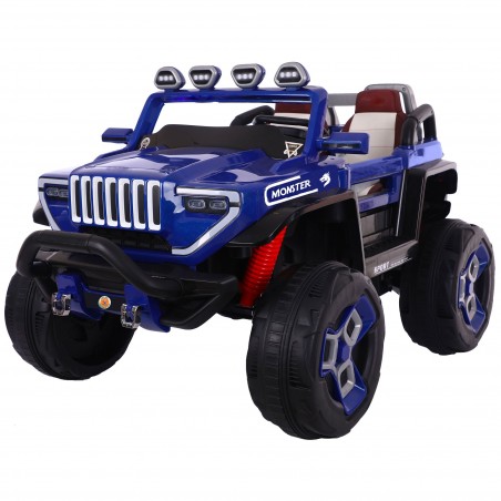 AUTO MONSTER 12V B34093 elettrica per bambini 2 posti MP3 USB luci led bluetooth