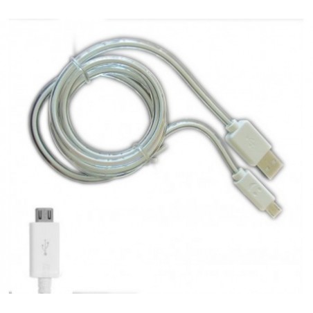 Cavo dati usb luminoso caricabatteria compatibile Samsung Galaxy