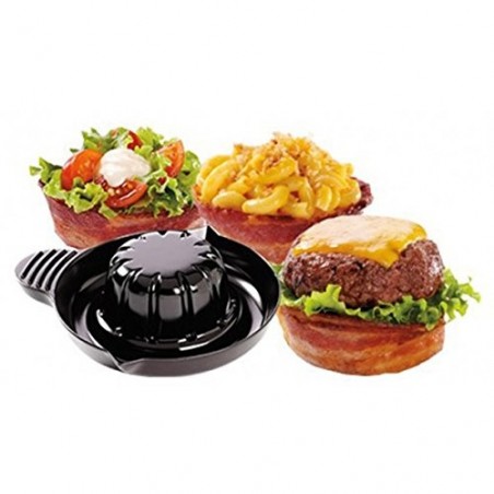 Stampo per tortine e sformatini formine per pancetta ciotole stampo per bacon microonde cucina finger food