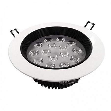 Faretto led Luce Fredda da incasso con alette a molle tondo 3-15w