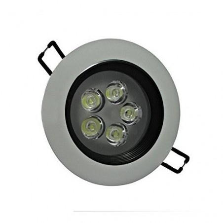 Faretto led Luce Fredda da incasso con alette a molle tondo 3-15w