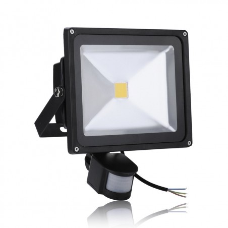 Faretto a led con sensore di movimento e crepuscolare faro luce fredda 10W 20W 30W 50W