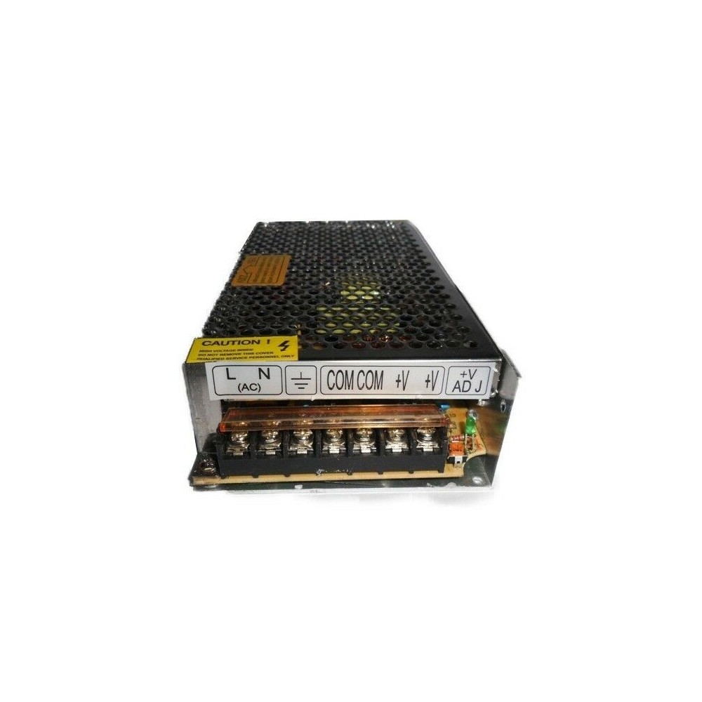 Alimentatore stabilizzato 10 A con switch e...