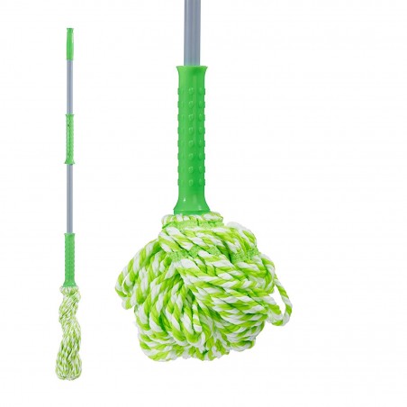 Mocio Autostrizzante 084326 Testa Sostituibile in Microfibra 135 Cm TWIST MOP
