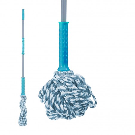 Mocio Autostrizzante 084326 Testa Sostituibile in Microfibra 135 Cm TWIST MOP