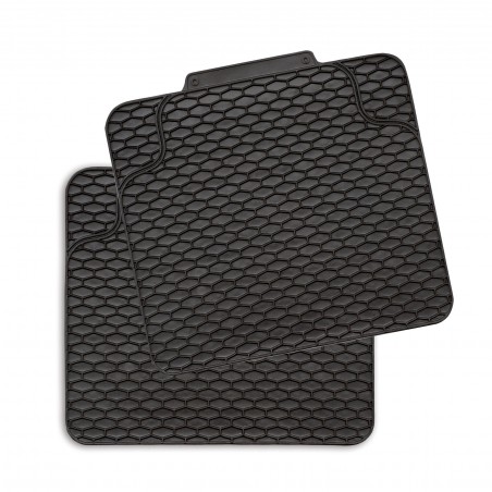 Set 4 tappetini XONE ALBATROS TANK PVC antiscivolo TA059 impermeabili NERO
