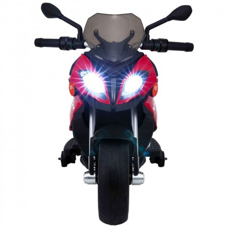 Moto elettrica Power 6V B34306 per bambini MP3 cruscotto luminoso touring