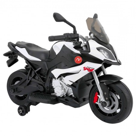 Moto elettrica Power 6V B34306 per bambini MP3 cruscotto luminoso touring