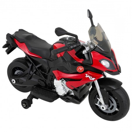 Moto elettrica Power 6V B34306 per bambini MP3 cruscotto luminoso touring