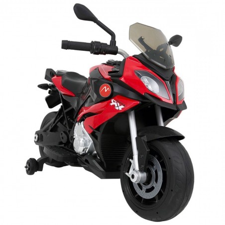 Moto elettrica Power 6V B34306 per bambini MP3 cruscotto luminoso touring