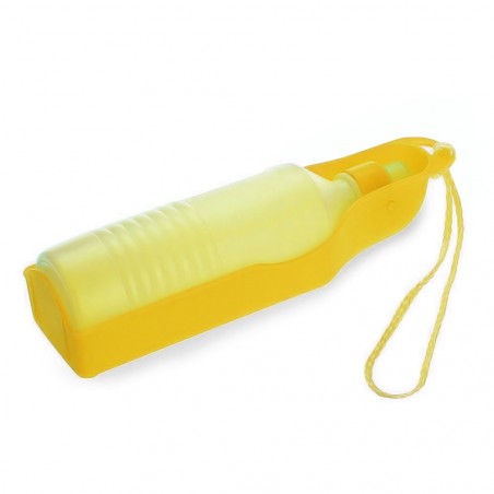 Borraccia con scodella incorporata portatile per cani e gatti bottiglia 300 ml beccuccio salvagoccia