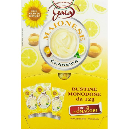 Gaia 102 + 102 Bustine mono porzione da 12 gr KETCHUP e MAIONESE