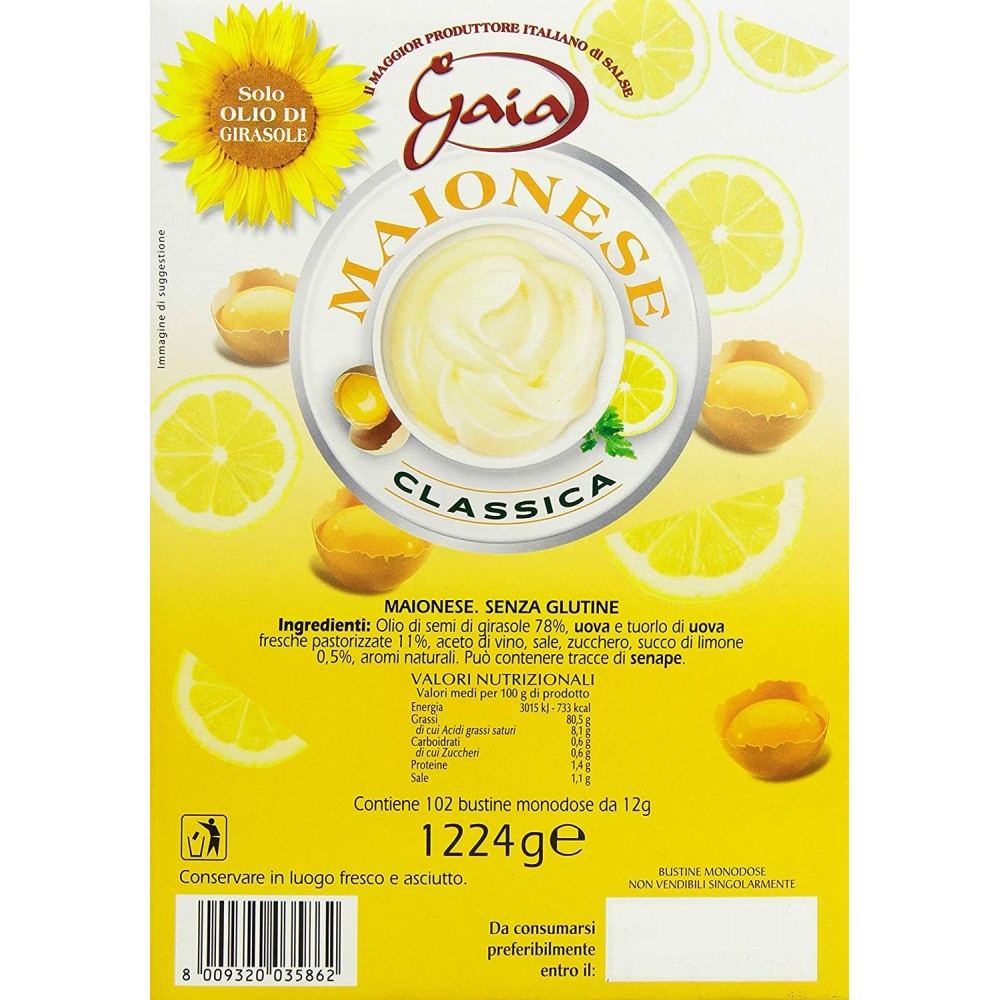 Gaia 102 + 102 Bustine mono porzione da 12 gr...