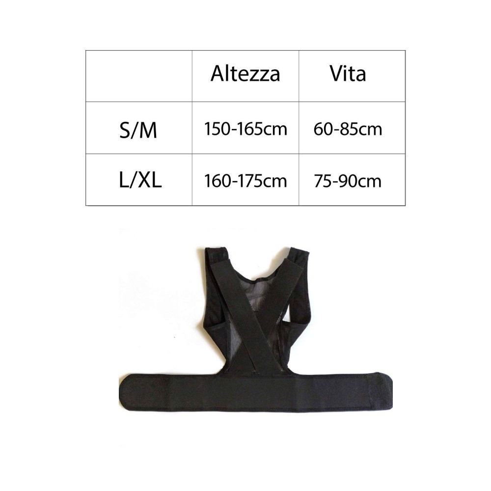 Fascia posturale DL MAGICO per rachide e spalle...