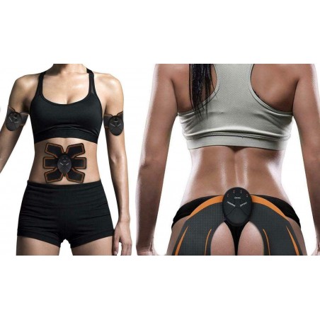 Kit 5 in 1 elettrostimolatori per tutto il corpo MA856 gambe glutei addominali