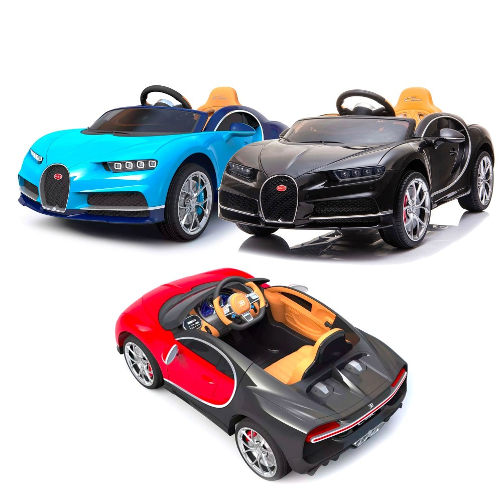 Macchina elettrica LT900 12V per bambini BUGATTI CHIRON super accessoriata