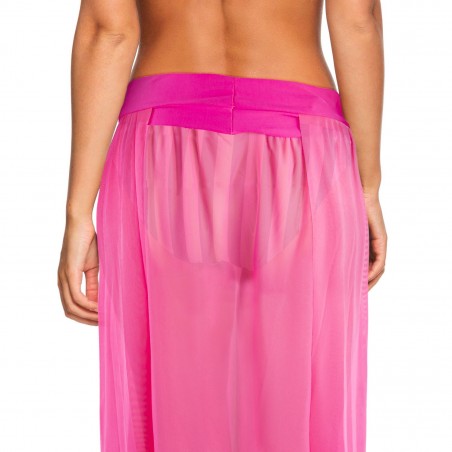 3914 Maxi gonna pareo copricostume AGAPE a vita alta taglie dalla S alla XL