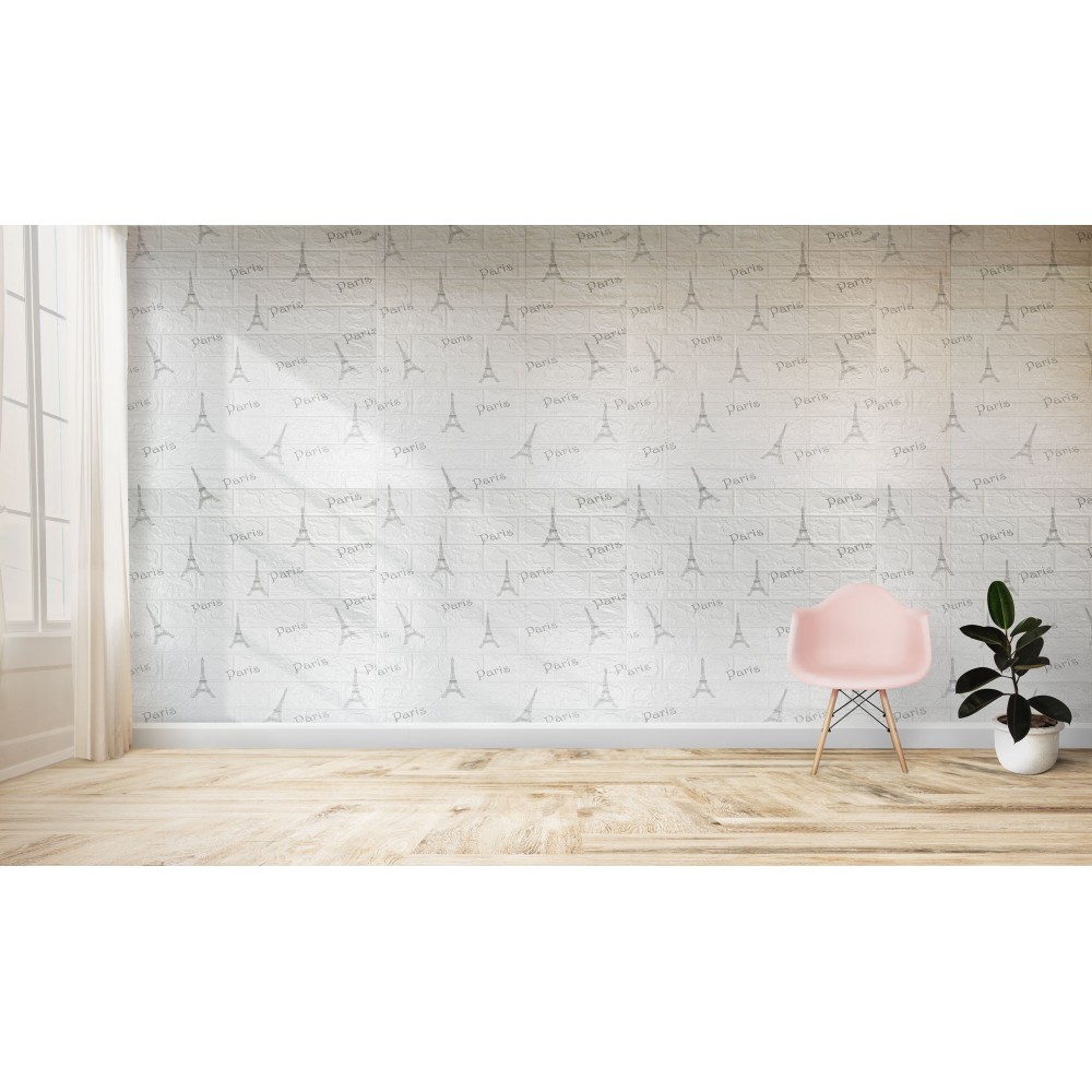 Parato 3D Adesivo in PE Mattoni PARIS 965495...