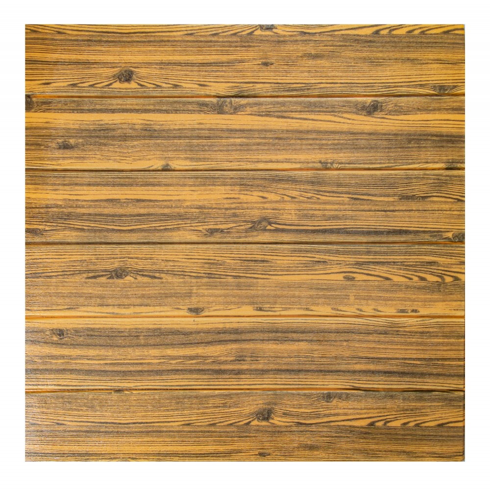 Image of Parato 3D Adesivo in PE LEGNO SCURO 965471 antiurto fonoassorbente 70x70 cm