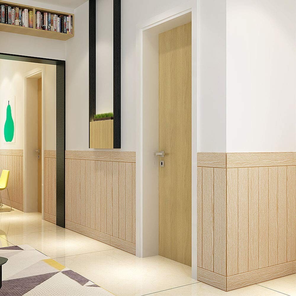 Parato 3D Adesivo in PE LEGNO MULTICOLOR 965464...