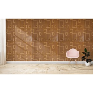 Parato 3D Adesivo in PE GEOMETRICO 965485 antiurto... 2