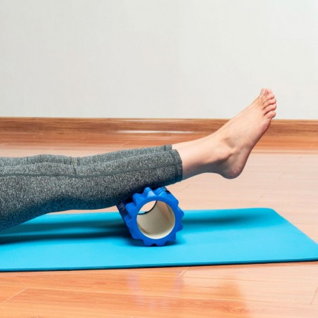 Rullo pilates sagomato da 33x12cm spugna EVA 558388 Palestra posturale