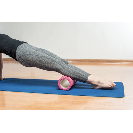 Rullo pilates sagomato da 33x12cm spugna EVA 558388 Palestra posturale