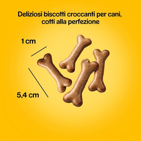 Pedigree milky Biscrok Biscotti al latte premio 350g omega3 vitamine minerali
