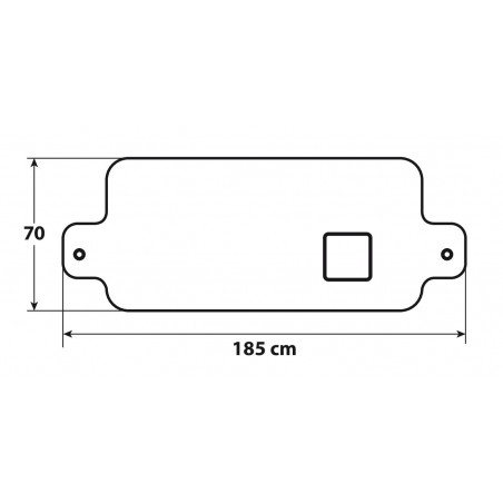 Copertura Parabrezza da auto NO-FROST anti gelo ghiaccio con agganci 185x70cm